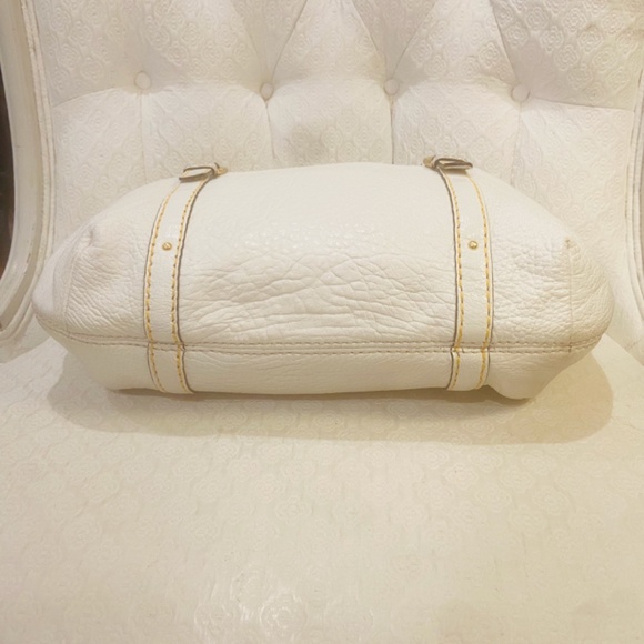N16-ANTONIO MELANI Off-White Leather Purse - Picture 4 of 12